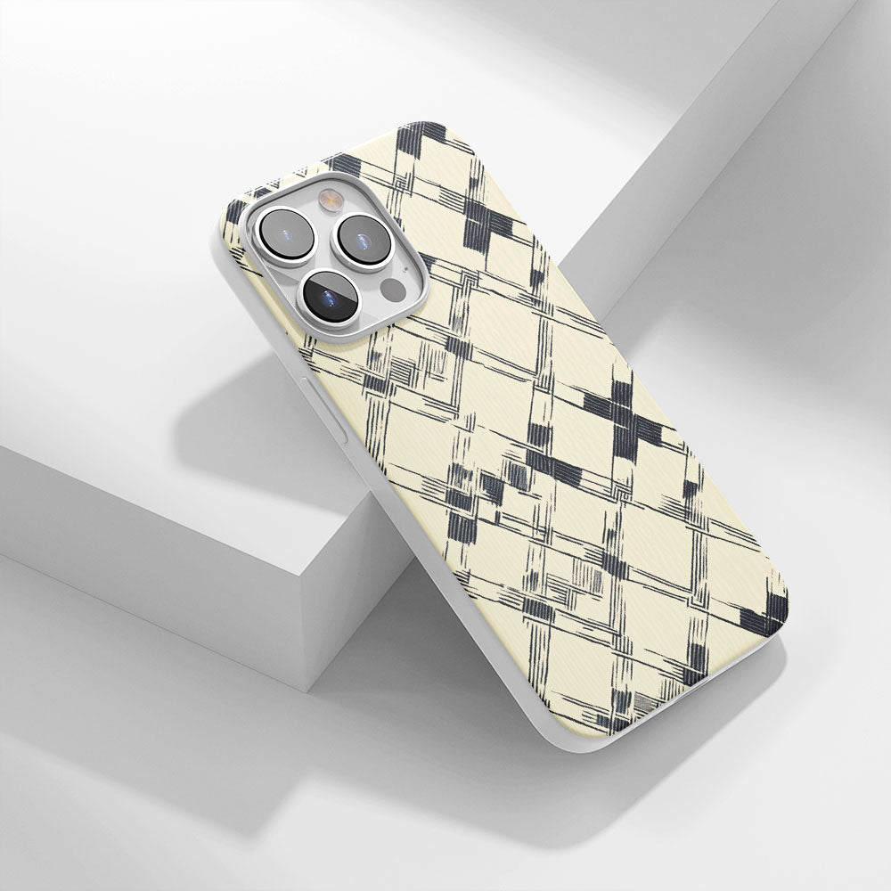 Latest 3rd-Generation Crystal Tough Glossy Checks iPhone Case