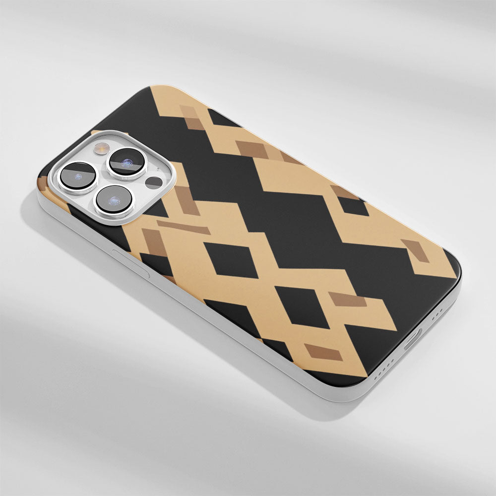 Latest 3rd-Generation Crystal Tough Glossy Checks iPhone Case