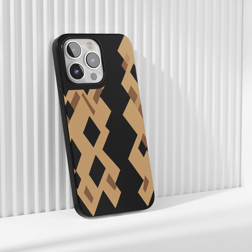 Industry-Level Tough Matte Checks iPhone Case