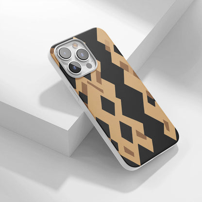 Latest 3rd-Generation Crystal Tough Glossy Checks iPhone Case