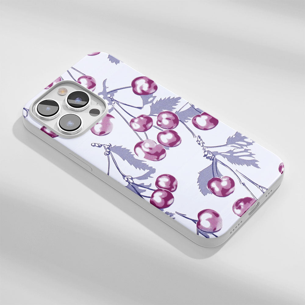 Latest 3rd-Generation Crystal Tough Glossy Cherries iPhone Case