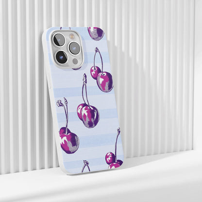 Latest 3rd-Generation Crystal Tough Glossy Cherries iPhone Case