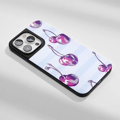 Industry-Level Tough Matte Cherries iPhone Case