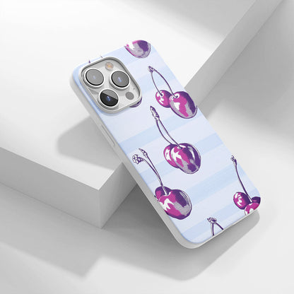 Latest 3rd-Generation Crystal Tough Glossy Cherries iPhone Case