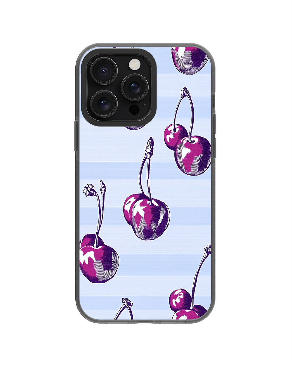 Latest 3rd-Generation Pop Tough Matte Cherries iPhone Case (MagSafe-Compatible) [Back Cover Only]