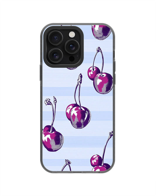 Latest 3rd-Generation Pop Tough Matte Cherries iPhone Case (MagSafe-Compatible) [Back Cover Only]