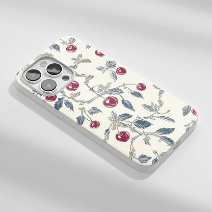 Latest 3rd-Generation Crystal Tough Glossy Cherries iPhone Case