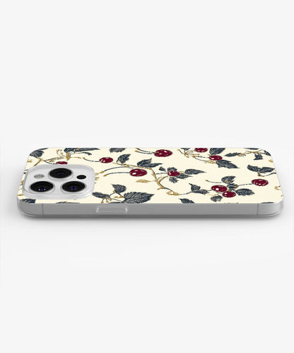 Latest 3rd-Generation Crystal Tough Glossy Cherries iPhone Case (MagSafe-Compatible)