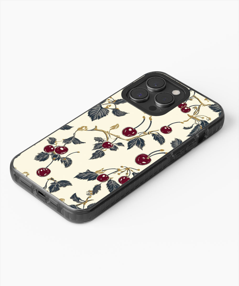 Latest 3rd-Generation Pop Tough Matte Cherries iPhone Case (MagSafe-Compatible)