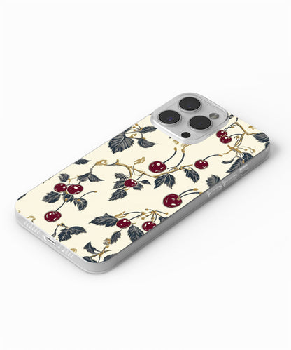 Latest 3rd-Generation Crystal Tough Glossy Cherries iPhone Case (MagSafe-Compatible)