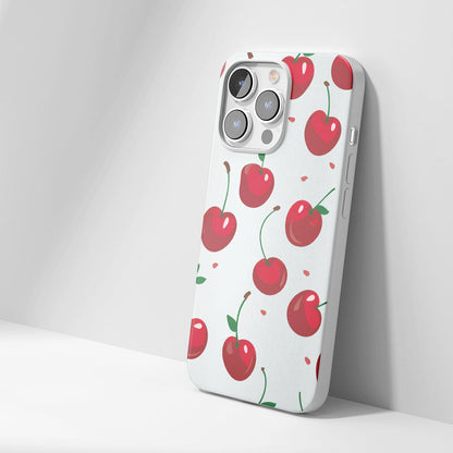 Latest 3rd-Generation Crystal Tough Glossy Cherries iPhone Case