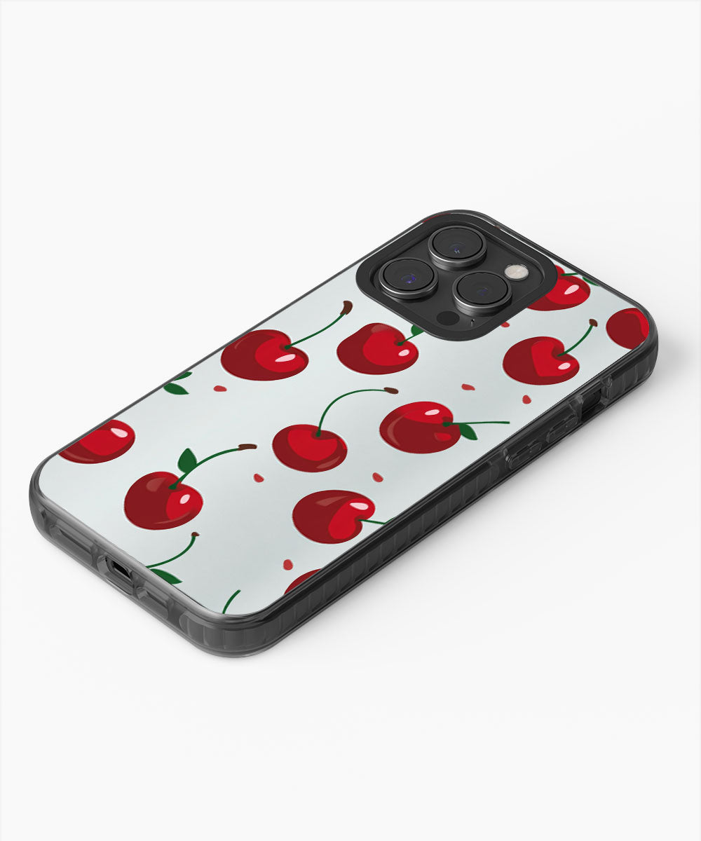 Latest 3rd-Generation Pop Tough Matte Cherries iPhone Case (MagSafe-Compatible)