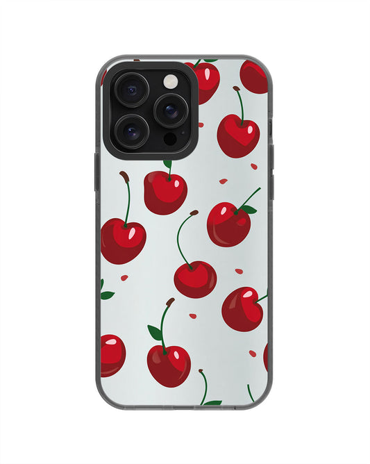 Latest 3rd-Generation Pop Tough Matte Cherries iPhone Case (MagSafe-Compatible) [Back Cover Only]
