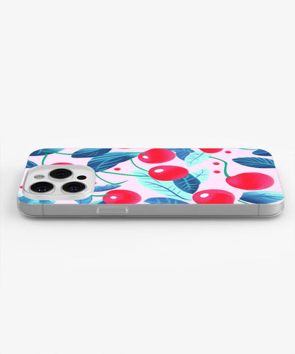 Latest 3rd-Generation Crystal Tough Glossy Cherries iPhone Case (MagSafe-Compatible)