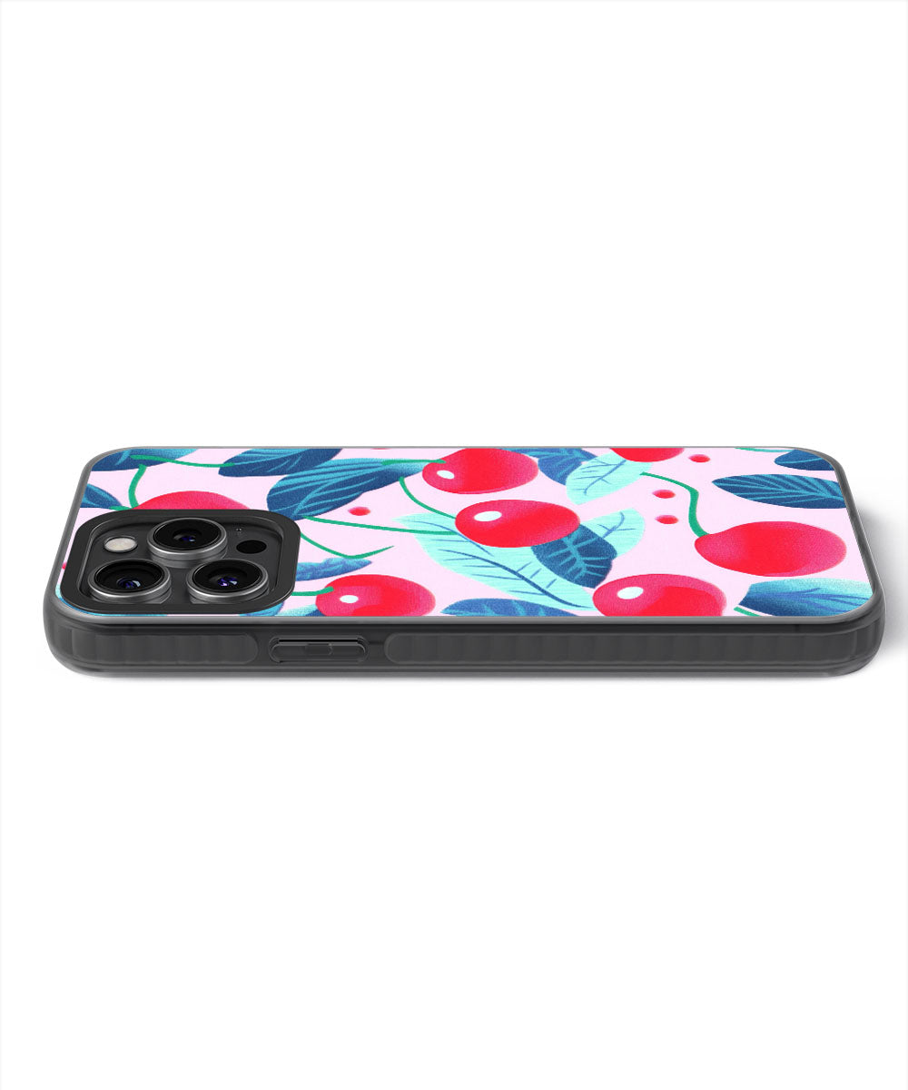 Latest 3rd-Generation Pop Tough Matte Cherries iPhone Case (MagSafe-Compatible)