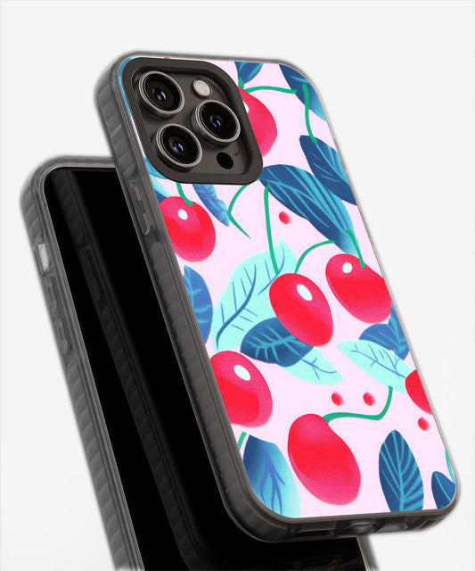 Latest 3rd-Generation Pop Tough Matte Cherries iPhone Case (MagSafe-Compatible)