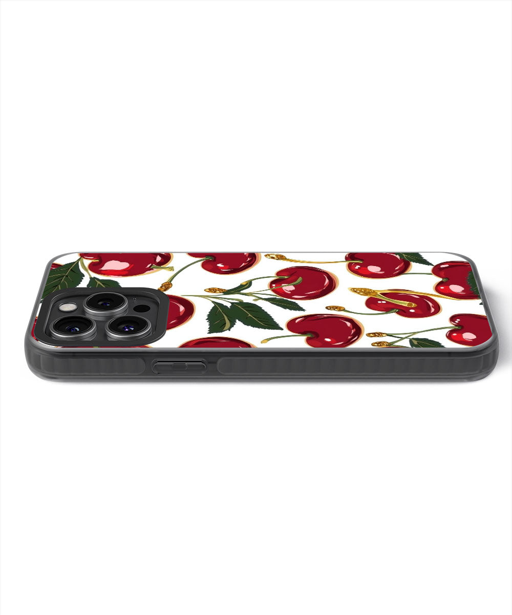 Latest 3rd-Generation Pop Tough Matte Cherries iPhone Case (MagSafe-Compatible)