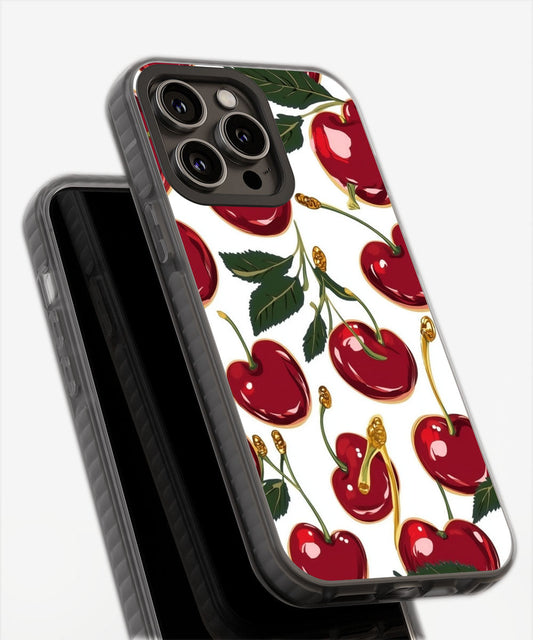 Latest 3rd-Generation Pop Tough Matte Cherries iPhone Case (MagSafe-Compatible)