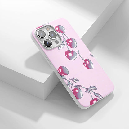 Latest 3rd-Generation Crystal Tough Glossy Cherries iPhone Case