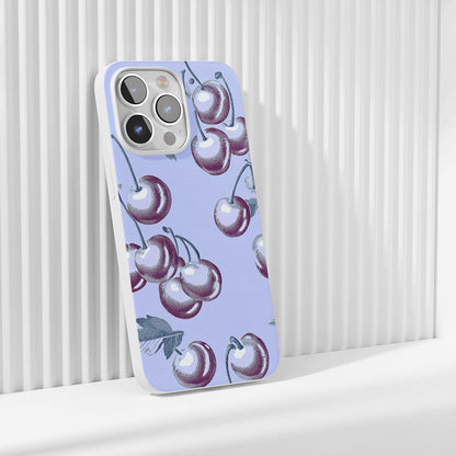 Latest 3rd-Generation Crystal Tough Glossy Cherries iPhone Case