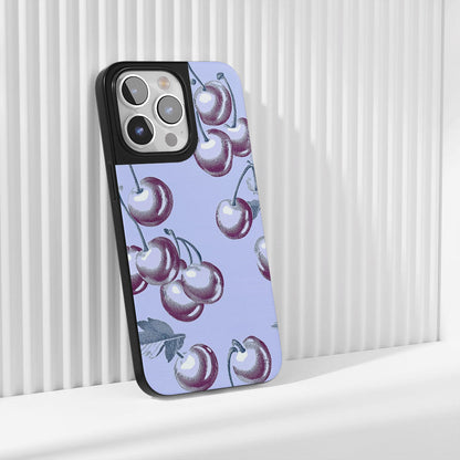 Industry-Level Tough Matte Cherries iPhone Case