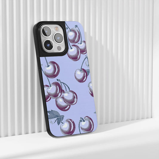 Industry-Level Tough Matte Cherries iPhone Case