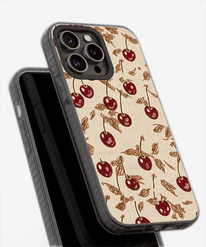 Latest 3rd-Generation Pop Tough Matte Cherries iPhone Case (MagSafe-Compatible)