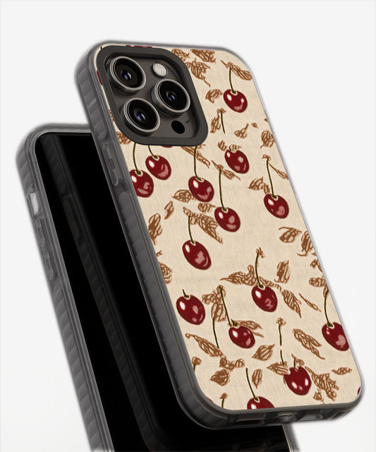 Latest 3rd-Generation Pop Tough Matte Cherries iPhone Case (MagSafe-Compatible)