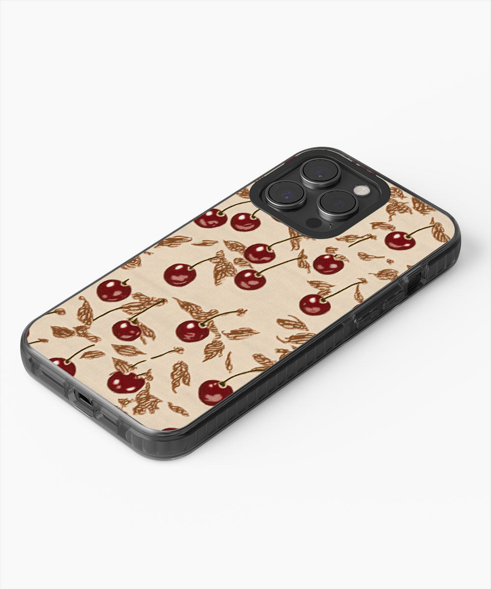 Latest 3rd-Generation Pop Tough Matte Cherries iPhone Case (MagSafe-Compatible)
