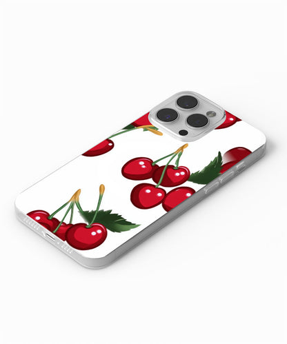 Latest 3rd-Generation Crystal Tough Glossy Cherries iPhone Case (MagSafe-Compatible)