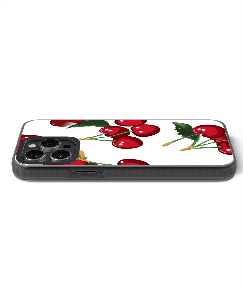 Latest 3rd-Generation Pop Tough Matte Cherries iPhone Case (MagSafe-Compatible)