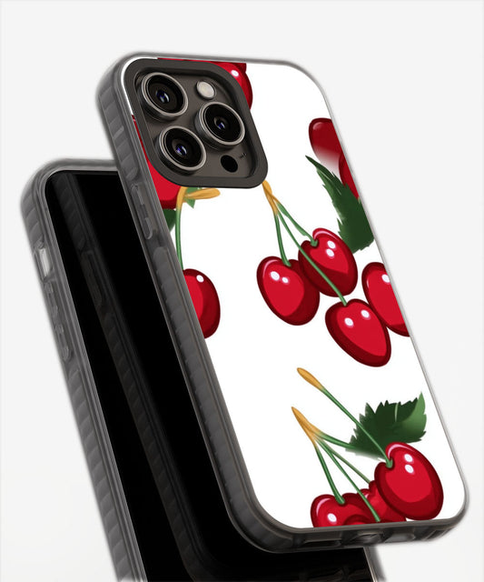 Latest 3rd-Generation Pop Tough Matte Cherries iPhone Case (MagSafe-Compatible)