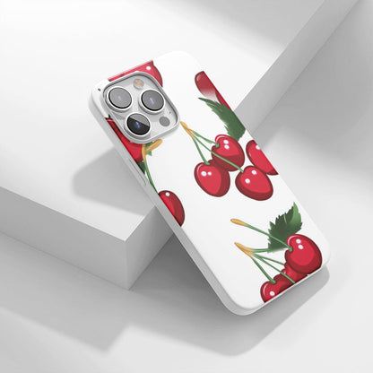 Latest 3rd-Generation Crystal Tough Glossy Cherries iPhone Case