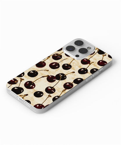 Latest 3rd-Generation Crystal Tough Glossy Cherries iPhone Case (MagSafe-Compatible)