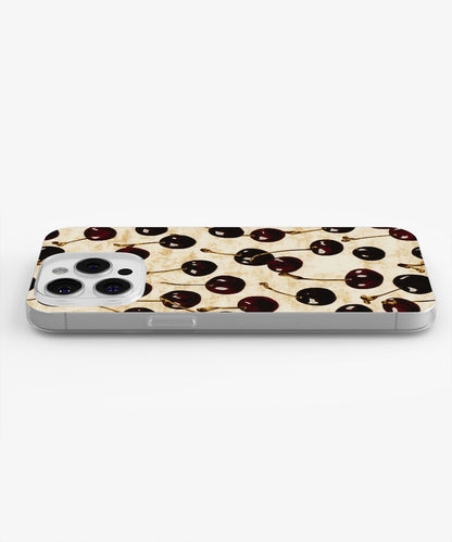 Latest 3rd-Generation Crystal Tough Glossy Cherries iPhone Case (MagSafe-Compatible)
