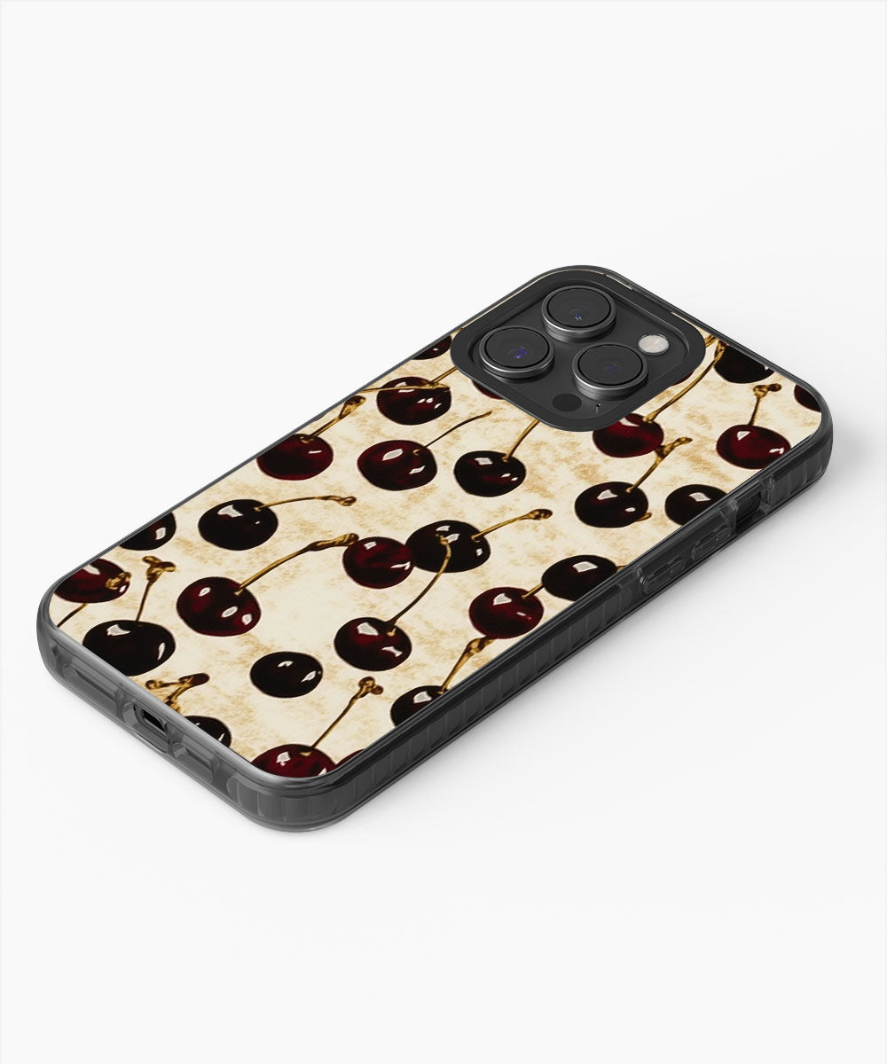 Latest 3rd-Generation Pop Tough Matte Cherries iPhone Case (MagSafe-Compatible)