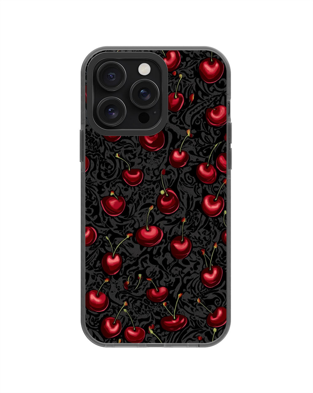 Latest 3rd-Generation Pop Tough Matte Cherries iPhone Case (MagSafe-Compatible) [Back Cover Only]
