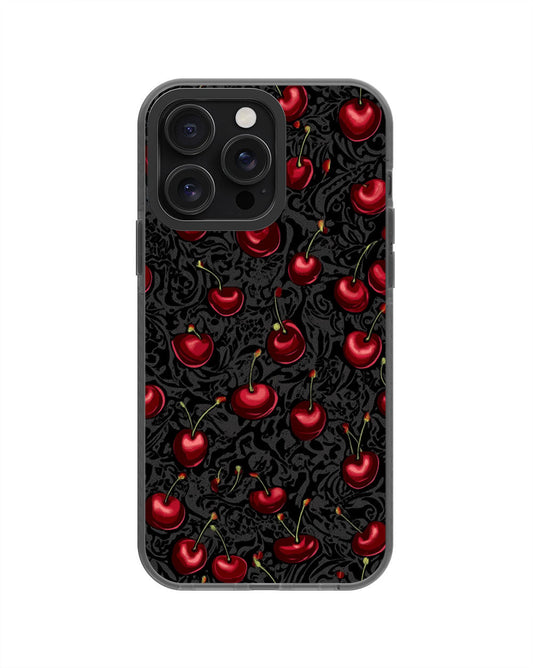 Latest 3rd-Generation Pop Tough Matte Cherries iPhone Case (MagSafe-Compatible) [Back Cover Only]