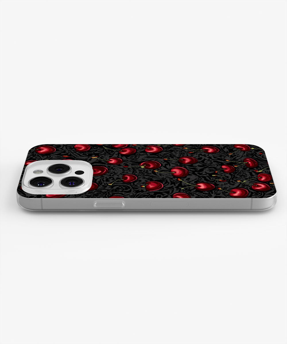 Latest 3rd-Generation Crystal Tough Glossy Cherries iPhone Case (MagSafe-Compatible)