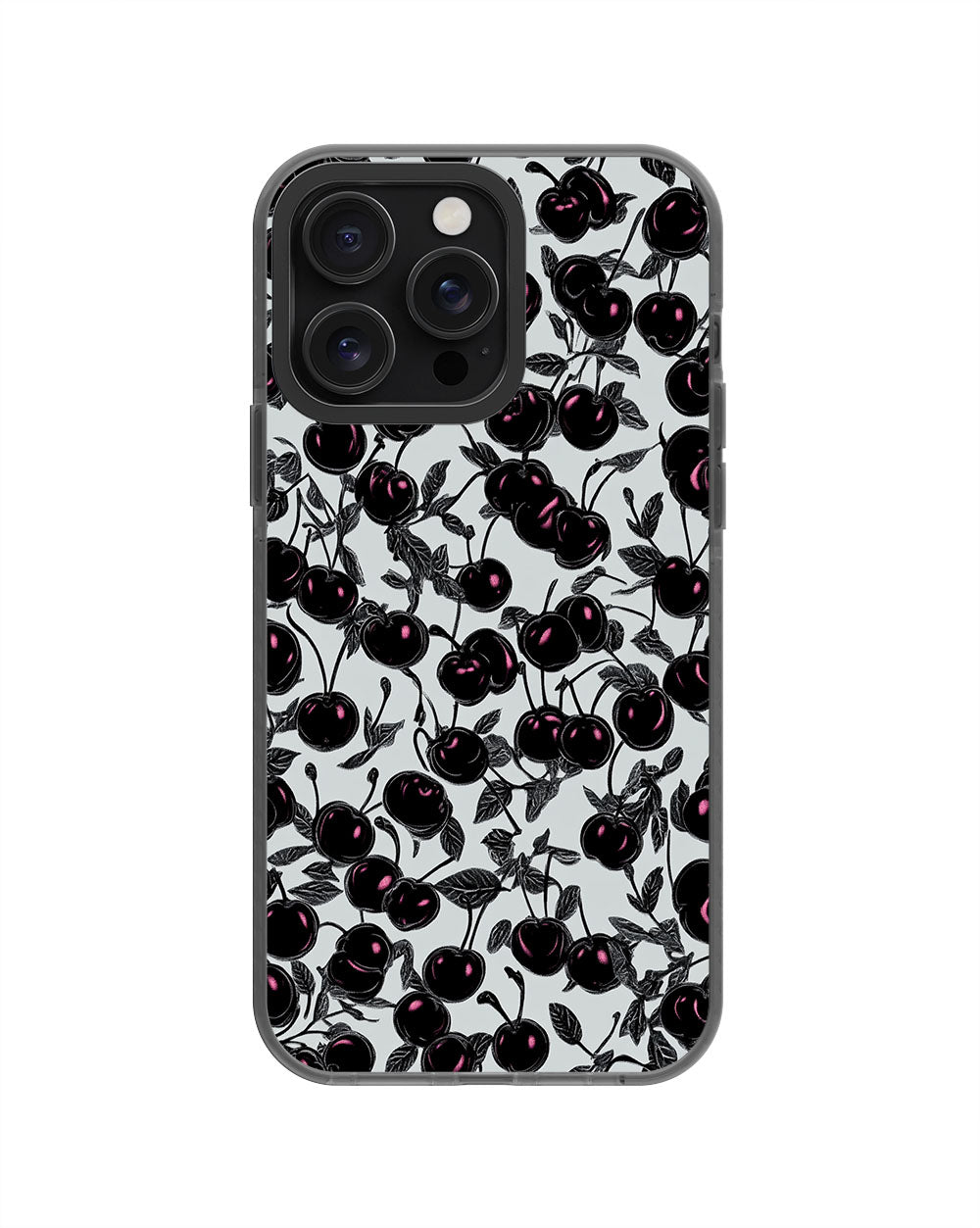 Latest 3rd-Generation Pop Tough Matte Cherries iPhone Case (MagSafe-Compatible) [Back Cover Only]