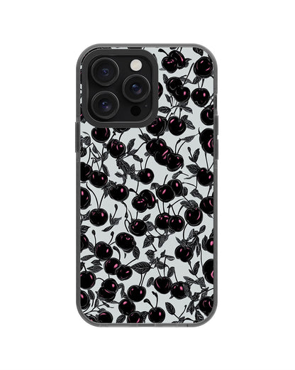 Latest 3rd-Generation Pop Tough Matte Cherries iPhone Case (MagSafe-Compatible) [Back Cover Only]