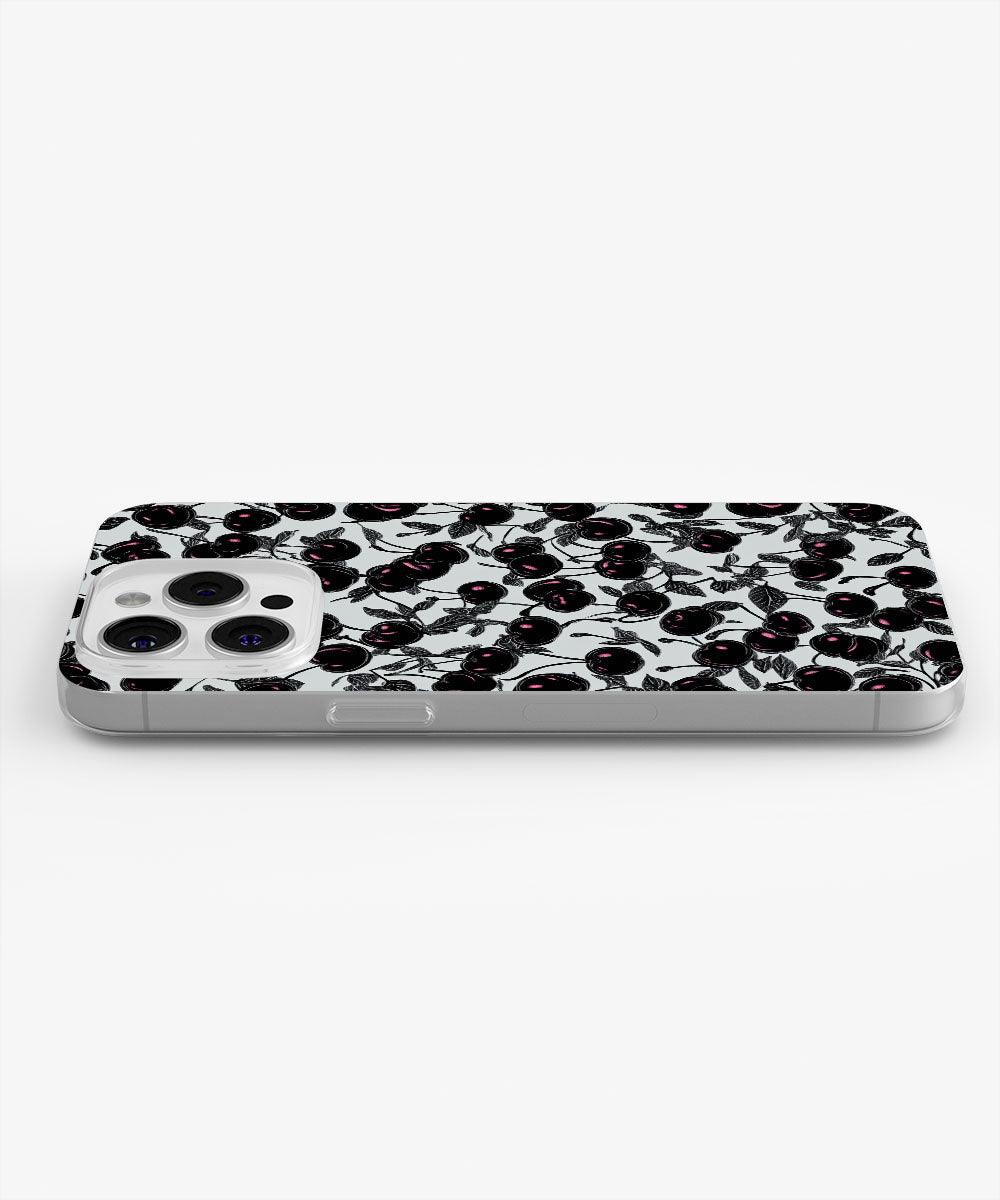 Latest 3rd-Generation Crystal Tough Glossy Cherries iPhone Case (MagSafe-Compatible)