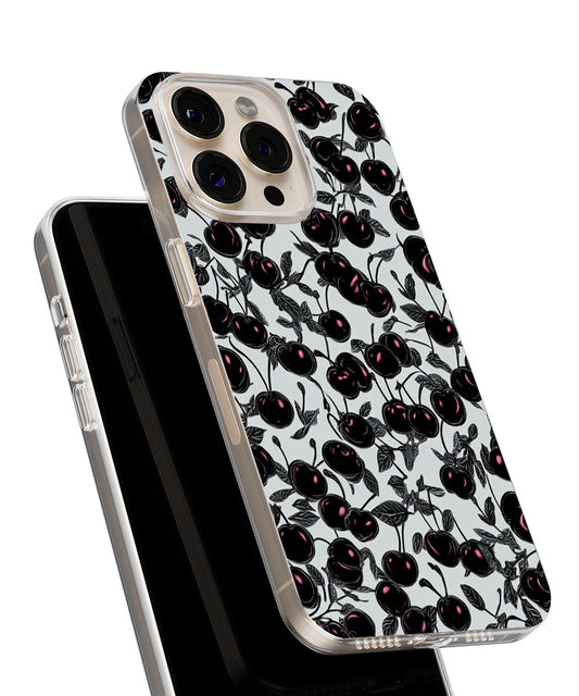 Latest 3rd-Generation Crystal Tough Glossy Cherries iPhone Case (MagSafe-Compatible)