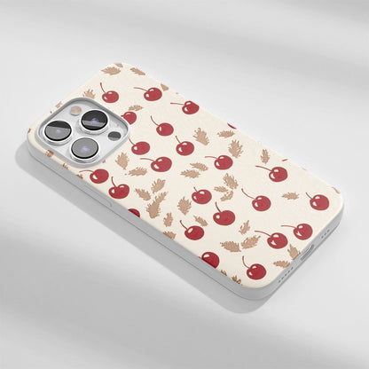 Latest 3rd-Generation Crystal Tough Glossy Cherries iPhone Case