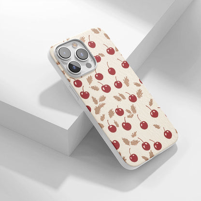 Latest 3rd-Generation Crystal Tough Glossy Cherries iPhone Case