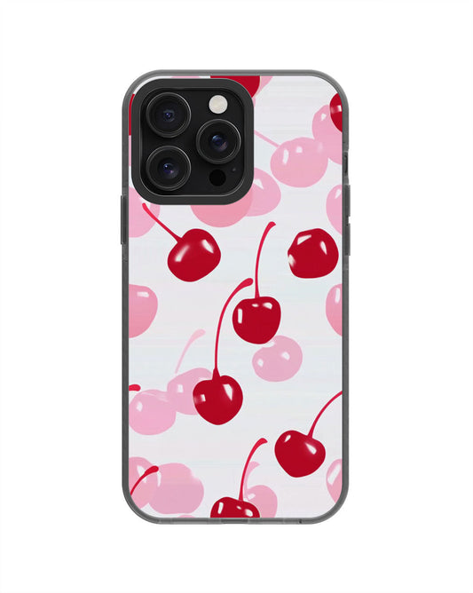 Latest 3rd-Generation Pop Tough Matte Cherries iPhone Case (MagSafe-Compatible) [Back Cover Only]