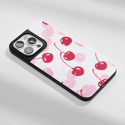 Industry-Level Tough Matte Cherries iPhone Case