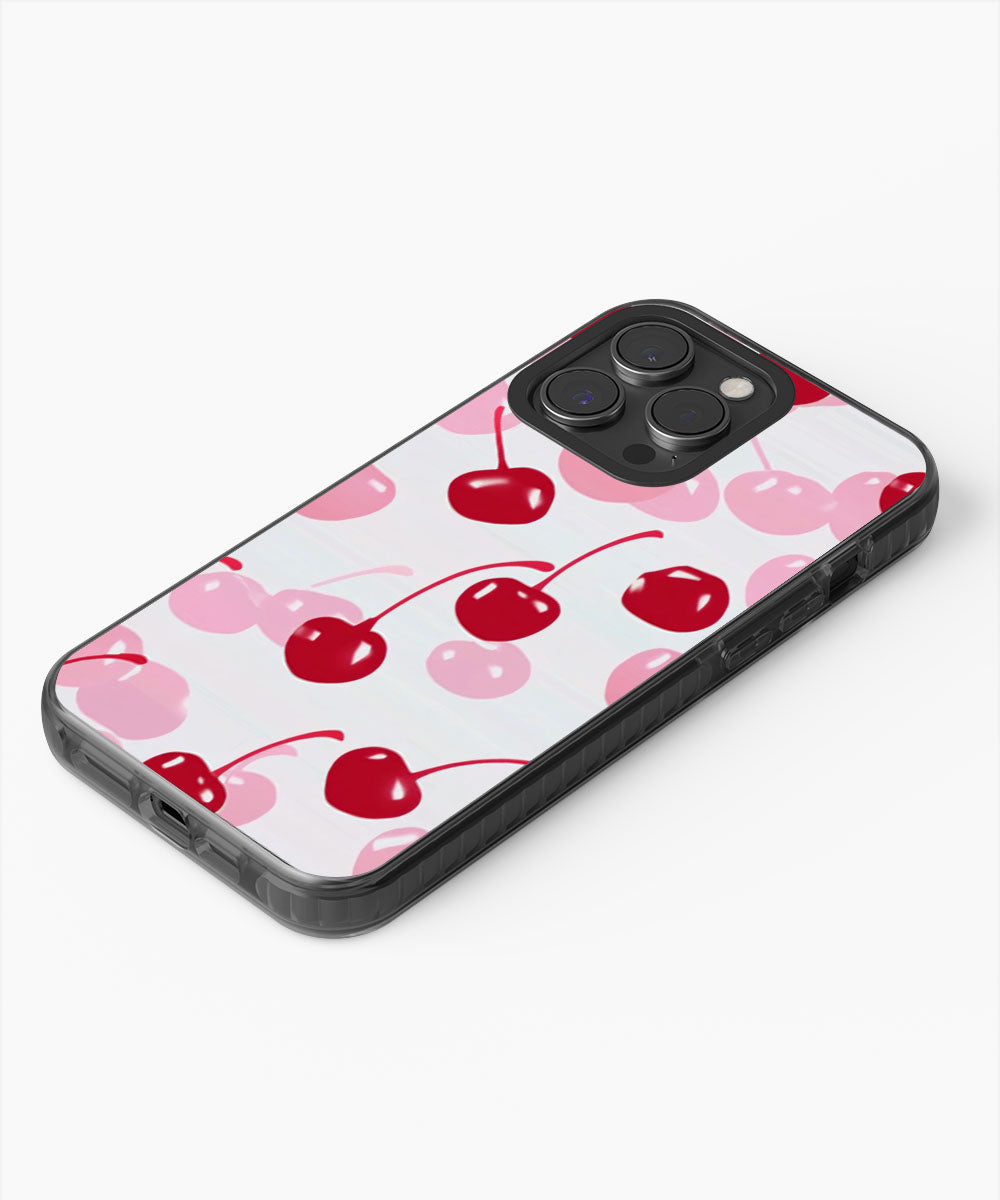 Latest 3rd-Generation Pop Tough Matte Cherries iPhone Case (MagSafe-Compatible)