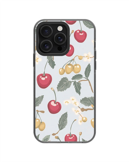 Latest 3rd-Generation Pop Tough Matte Cherries iPhone Case (MagSafe-Compatible) [Back Cover Only]