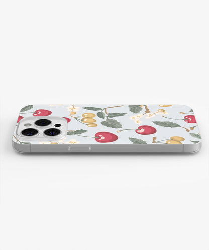 Latest 3rd-Generation Crystal Tough Glossy Cherries iPhone Case (MagSafe-Compatible)